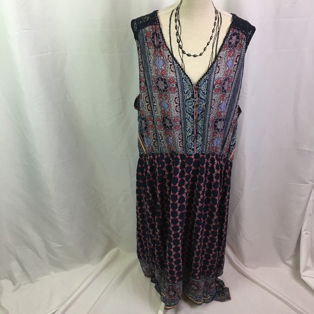 Artesia Trapeze Dress Midnight Blue XXL